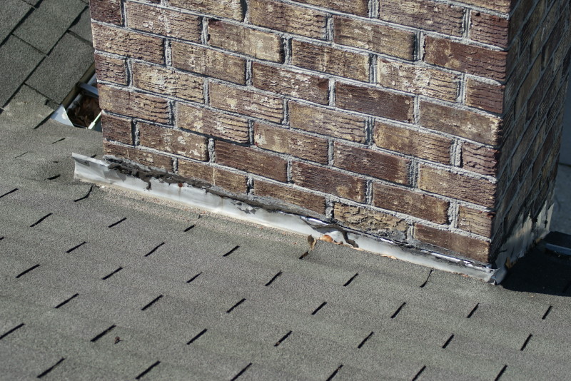 Charleston chimney needs cricket. Blue Palmetto Home Inspection